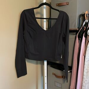 NWT Lululemon Align Long Sleeve Shirt Sz 12 Black